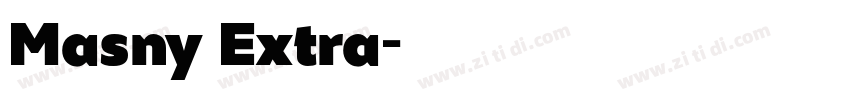 Masny Extra字体转换 Masny Extra字体转换